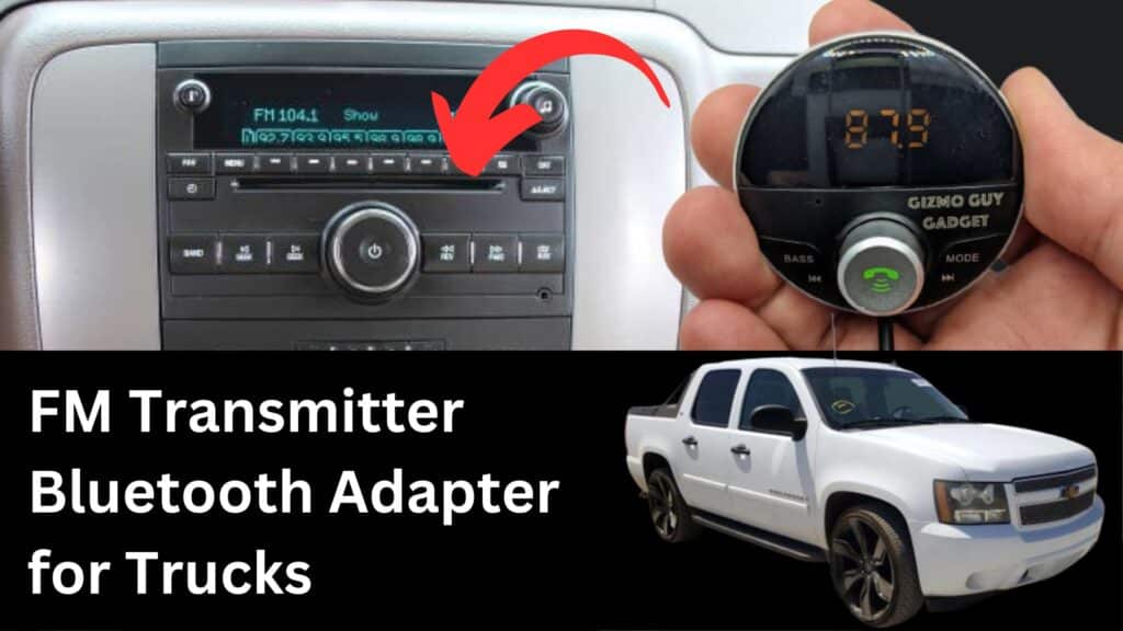 FM Transmitter Bluetooth Adapter for Trucks