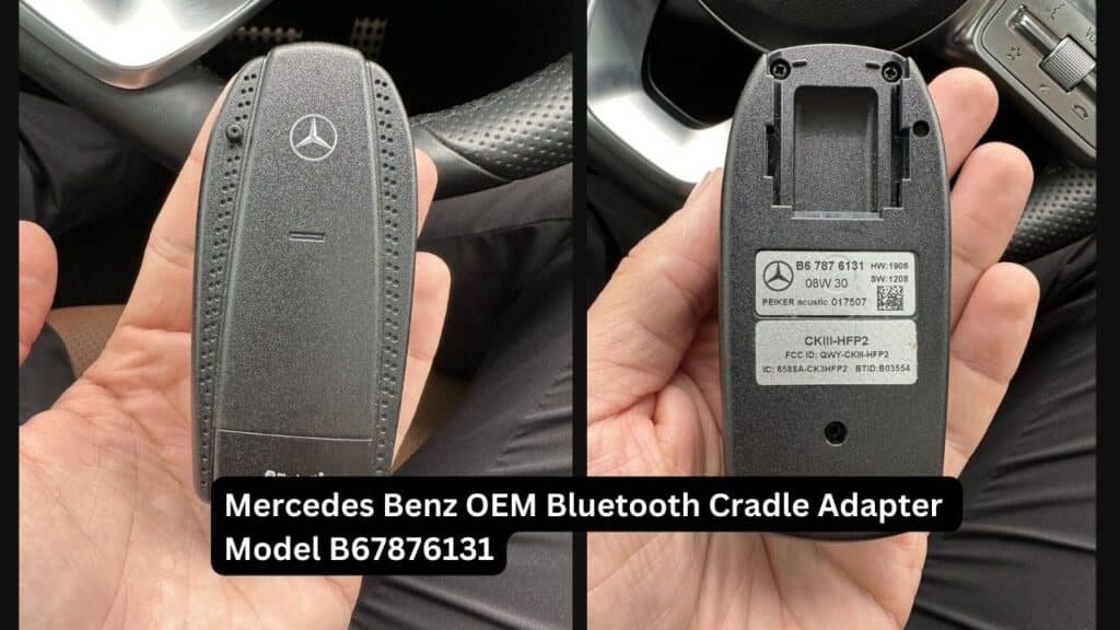 Mercedes Benz OEM Bluetooth Phone Cradle Adapter Model B67876131