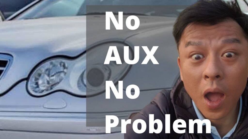 no aux in car