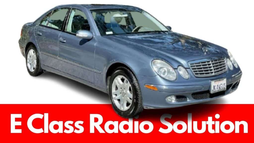 mercedes e 320 w211 radio adapte