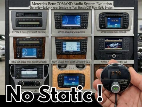 Mercedes Benz COMAND Audio System MOST Evolution Bluetooth Adapter