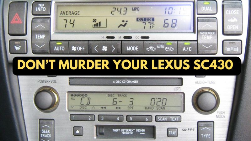 Lexus SC430 CarPlay Upgrade