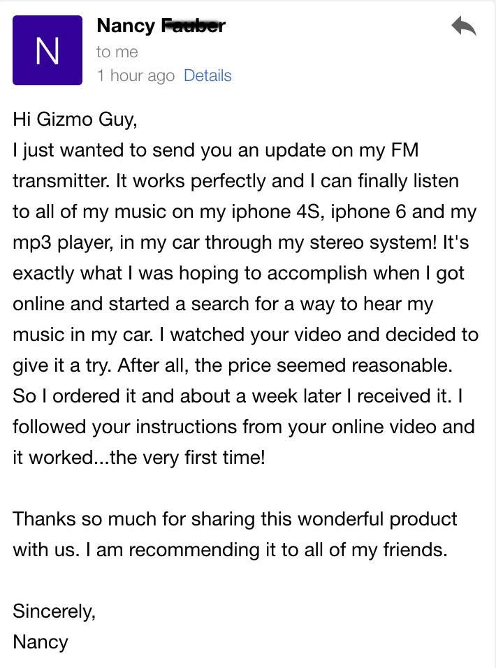 nancy gizmoguygadget testimonial