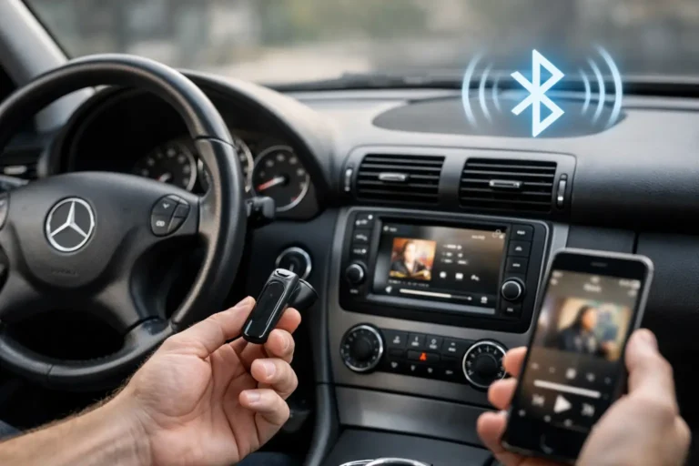 W203 C-Class Audio Upgrade With Bluetooth