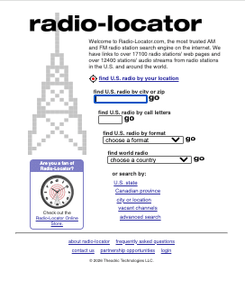 Radio Station Locator