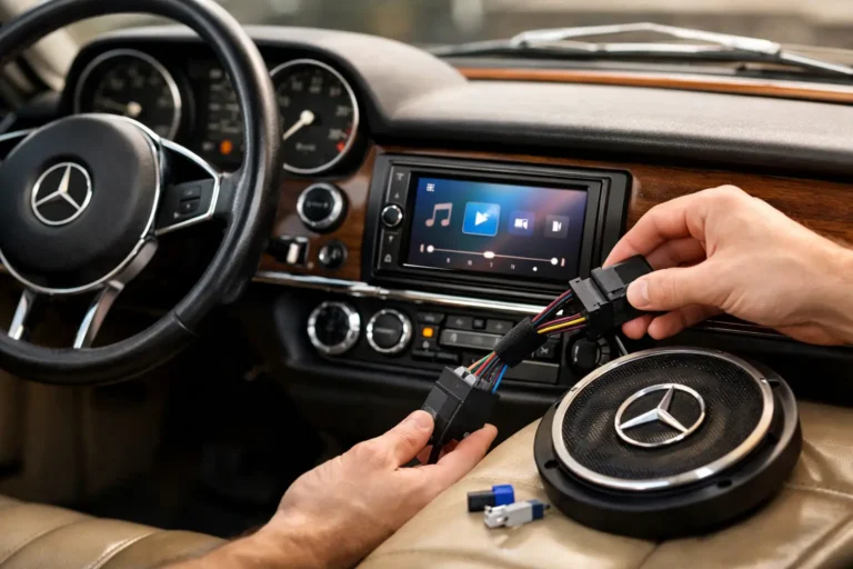 Classic Mercedes Audio Without Cutting a Single Wire