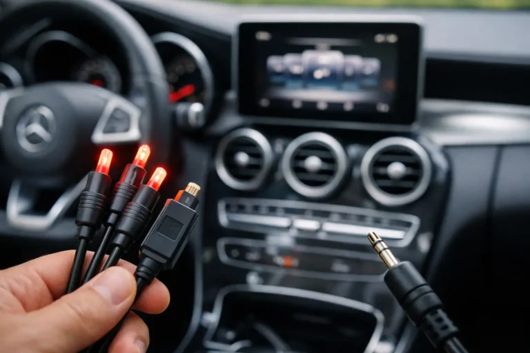 Why Mercedes Fiber-Optic Audio Isn’t Plug-and-Play
