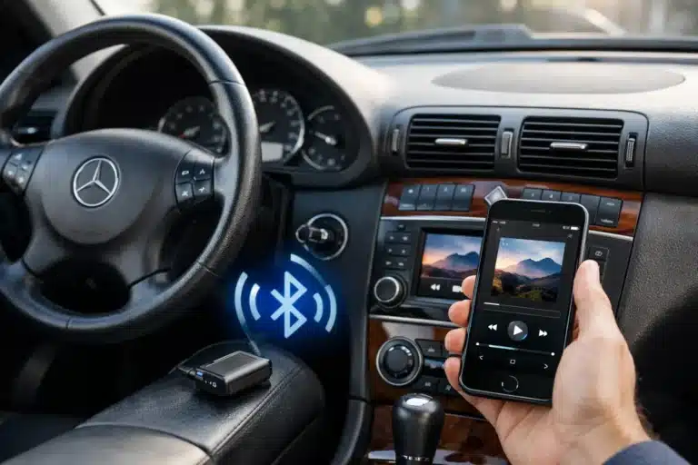 Your Mercedes C-Class W203 Bluetooth Music Solution