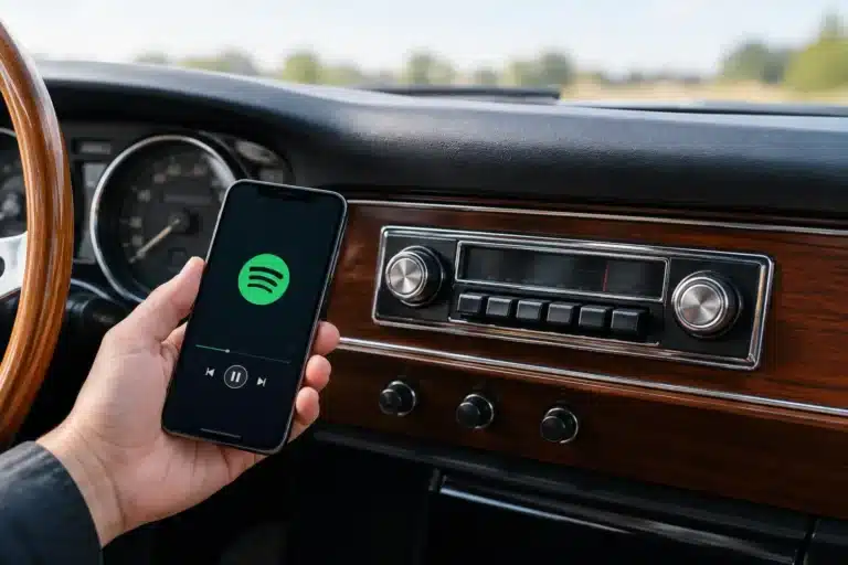 Best Ways to Play Spotify Through an Old Car Radio