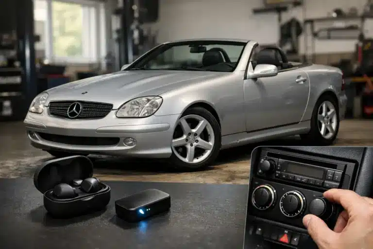 The Mercedes SLK R170 Invisible Bluetooth Audio Upgrades