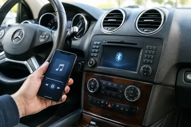 Add Bluetooth Audio to a Mercedes W164 Factory Radio
