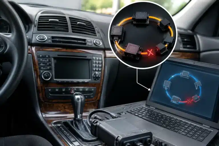 No Sound Mystery: Diagnose a Broken W211 MOST Ring